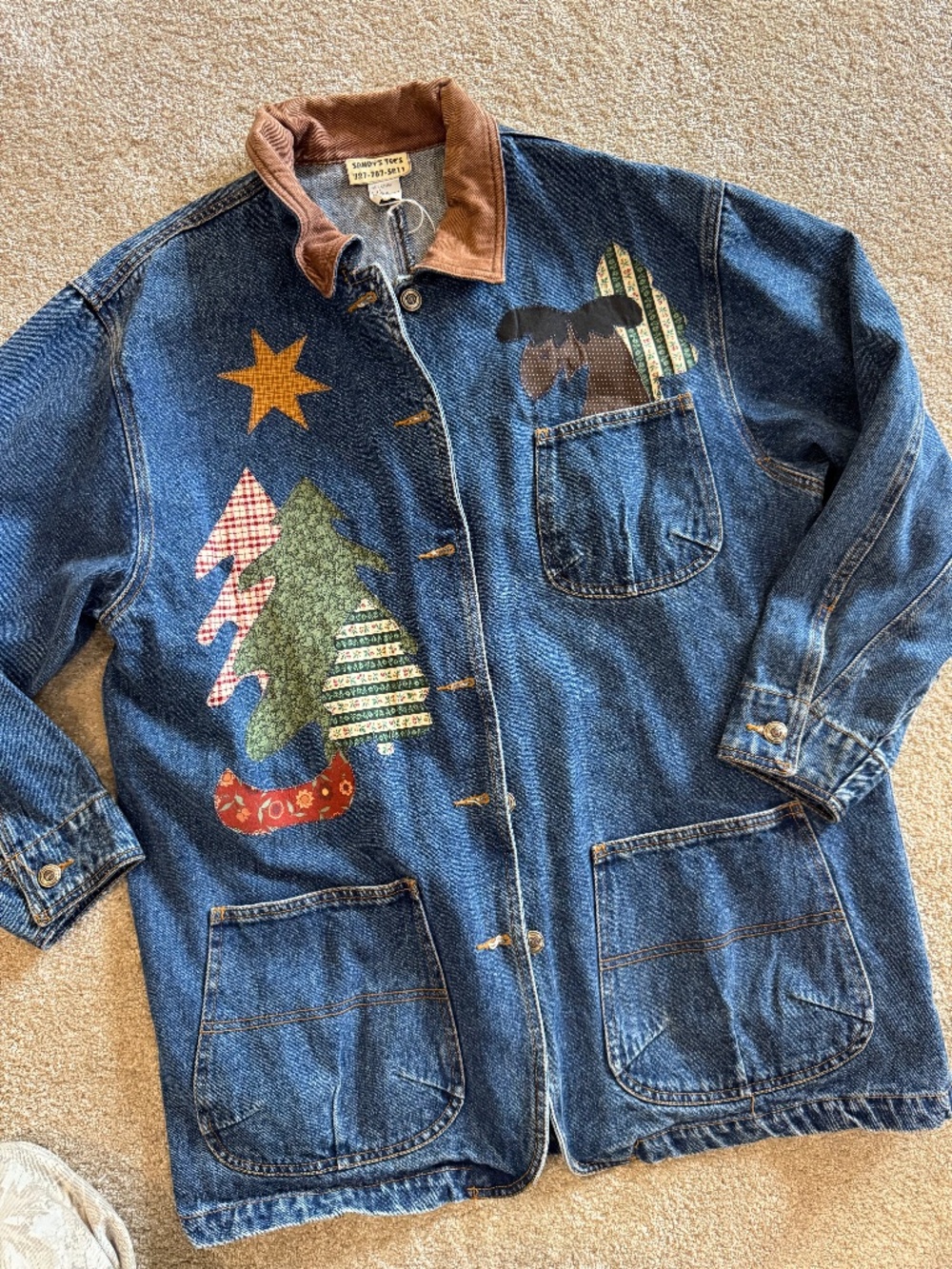 handmade jean jacket